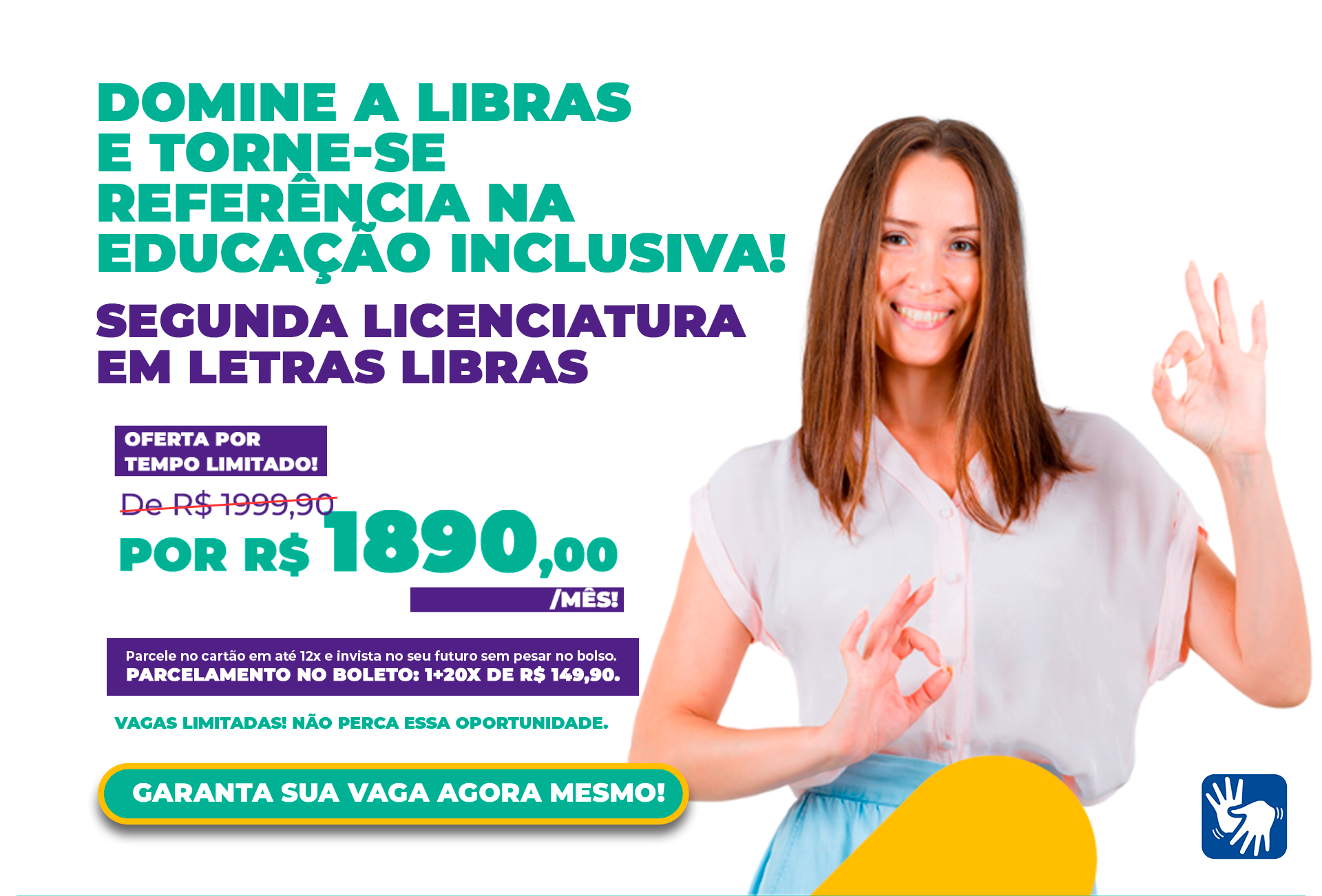SEGUNDA LICENCIATURA EM LETRAS LIBRAS - Faculdade Eficaz